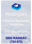 Waterplex. Creative Rainwater Solutions 0800 RAINSAC ( )