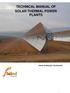 TECHNICAL MANUAL OF SOLAR THERMAL POWER PLANTS