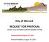 City of Merced REQUEST FOR PROPOSAL