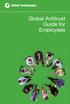 Global Antitrust Guide for Employees