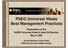 PSEG Universal Waste Best Management Practices