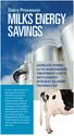 MILKS ENERGY SAVINGS. Dairy Processor GARELICK FARMS CUTS WASTEWATER TREATMENT COSTS WITH ENERGY EFFICIENT BLOWER TECHNOLOGY
