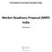 Market Readiness Proposal (MRP) India