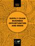 SUPPLY CHAIN SUPPLY CHAIN BUSINESS OPPORTUNITIES AND RISKS