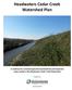 Headwaters Cedar Creek Watershed Plan
