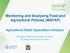 Monitoring and Analysing Food and Agricultural Policies (MAFAP) Agricultural Public Expenditure Analysis