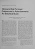 Womens Role Portrayal Preferences in Advertisements An Empirical Study