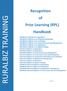 RURALBIZ TRAINING. Recognition of Prior Learning (RPL) Handbook
