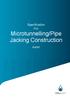 Specification For Microtunnelling/Pipe Jacking Construction. Pr9787