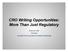 CRO Writing Opportunities: More Than Just Regulatory. Cindy van Dijk Principal Scien3fic Communica3ons & Medical Marke3ng