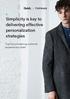 Simplicity is key to delivering effective personalization strategies. Topman pioneering customer experience in retail