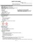 SAFETY DATA SHEET. ZD5 Non-Acid Disinfectant. DISTRIBUTOR 24 HR. EMERGENCY TELEPHONE NUMBERS Gem Supply