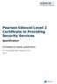 Pearson Edexcel Level 2 Certificate in Providing Security Services