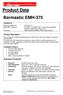 Product Data Barmastic EMH-375