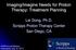 Imaging/Imagine Needs for Proton Therapy: Treatment Planning. Lei Dong, Ph.D. Scripps Proton Therapy Center San Diego, CA