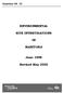 ENVIRONMENTAL SITE INVESTIGATIONS MANITOBA. Revised May 2002