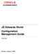 JD Edwards World Configuration Management Guide. Version A9.1