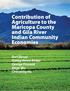 Contribution of Agriculture to the Maricopa County and Gila River Indian Community