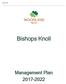 Bishops Knoll. Bishops Knoll. Management Plan