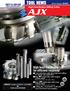 AJX. High feed machining for efficient roughing! High Feed Radius Milling Cutter B028A