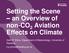 Setting the Scene an Overview of non-co 2 Aviation Effects on Climate