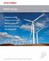 Wind energy. Issue 1. Simplifying assembly. Extending component life. Reducing maintenance. Minimising running costs. Improving reliability