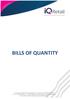 PREFACE. This is the Bills of Quantity reference guide for IQ Business & IQ Enterprise software systems.