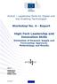Workshop No. 4 - Report. High-Tech Leadership and Innovation Skills