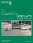 Guide to CONCRETE OVERLAYS. of Asphalt Parking Lots