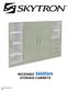RECESSED SolidCare STORAGE CABINETS