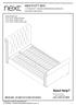 Need Help? WESTCOTT BED /659171/682841/685955/686140/ Assembly instructions IMPORTANT - RETAIN FOR FUTURE REFERENCE CALL: