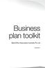 Business plan toolkit