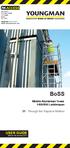 BoSS. Mobile Aluminium Tower 1450/850 Ladderspan. 3T - Through the Trapdoor Method