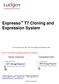 Expresso T7 Cloning and Expression System