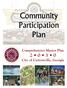 Community Participation Plan. Comprehensive Master Plan City of Cartersville, Georgia