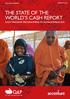 THE STATE OF THE WORLD S CASH REPORT CASH TRANSFER PROGRAMMING IN HUMANITARIAN AID