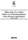 Office of the City Auditor Follow-Up of Recommendations From Previous Audit Reports June 12, 2008