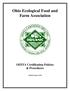 Ohio Ecological Food and Farm Association. OEFFA Certification Policies & Procedures