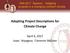 Adapting Project Descriptions for Climate Change