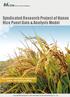 Syndicated Research Project of Hunan Rice Panel Data & Analysis Model
