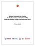 National Framework for Effective Health, Population, and Nutrition (HPN) Social and Behavior Change Communication (SBCC) A User Guide