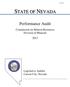 LA14-12 STATE OF NEVADA. Performance Audit. Commission on Mineral Resources Division of Minerals Legislative Auditor Carson City, Nevada