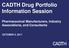 CADTH Drug Portfolio Information Session