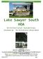 Lake Sawyer South HOA Architectural Guidelines Presented by: The Architectural Review Board