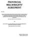 PROVINCIAL MILLWRIGHTS AGREEMENT
