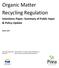 Organic Matter Recycling Regulation