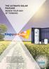 THE ULTIMATE SOLAR PACKAGE RENEW YOUR WAY OF THINKING