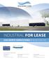 INDUSTRIAL FOR LEASE 3455 NORTH SERVICE ROAD BURLINGTON, ON. Developed and Managed by: