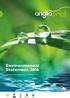 Environmental Statement Reporting period 1 January 2015 to 31 December 2015 LIMITED. CarbonNeutral.com