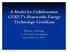 A Model for Collaboration: CERET s Renewable Energy Technology Certificate. Barbara Anderegg Co-Principal Investigator September 21, 2010